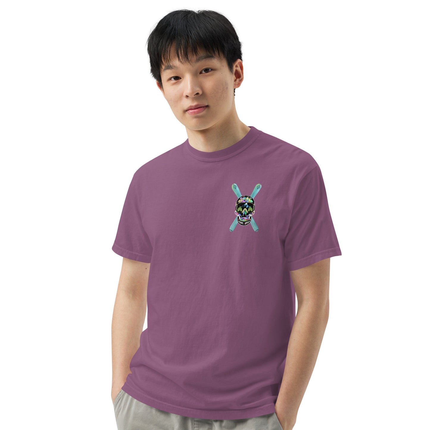 Power Life Men’s garment-dyed heavyweight t-shirt