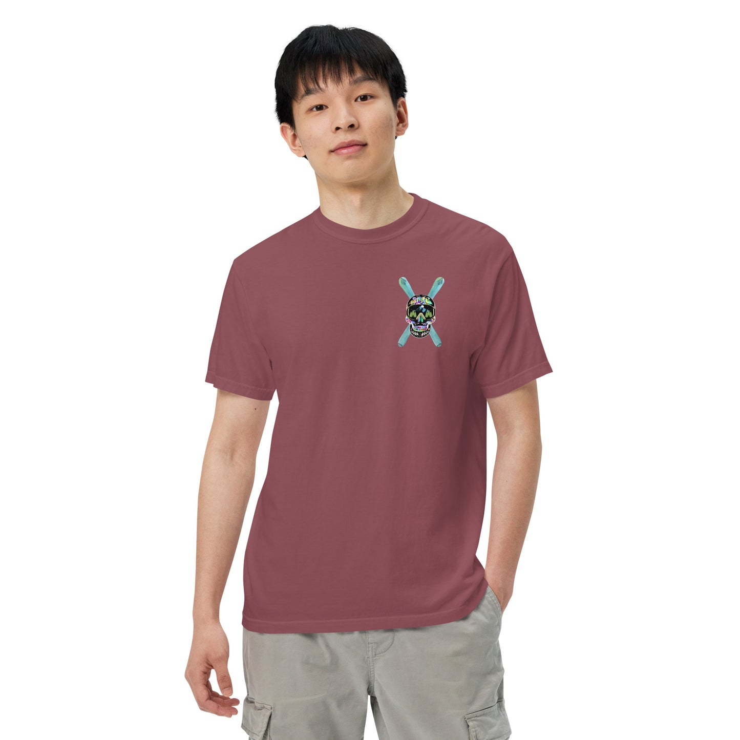 Power Life Men’s garment-dyed heavyweight t-shirt