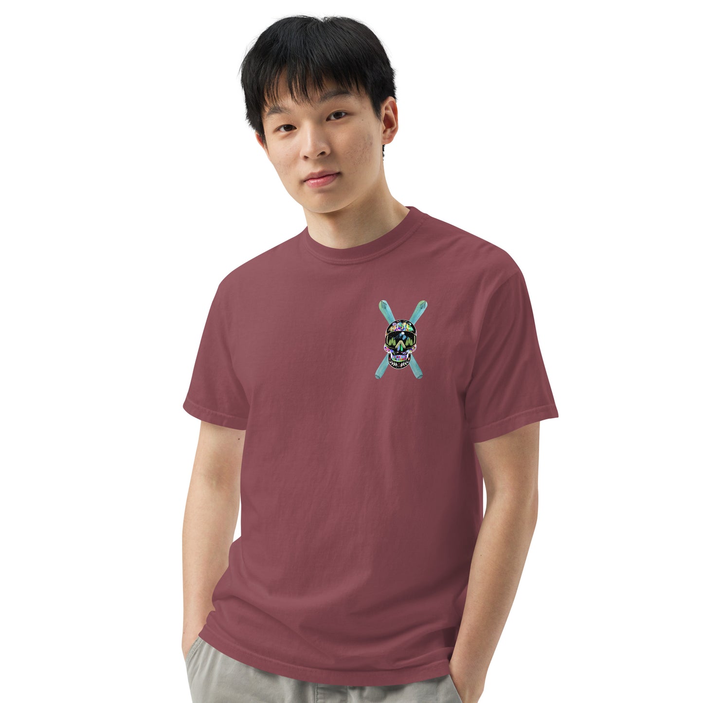 Power Life Men’s garment-dyed heavyweight t-shirt
