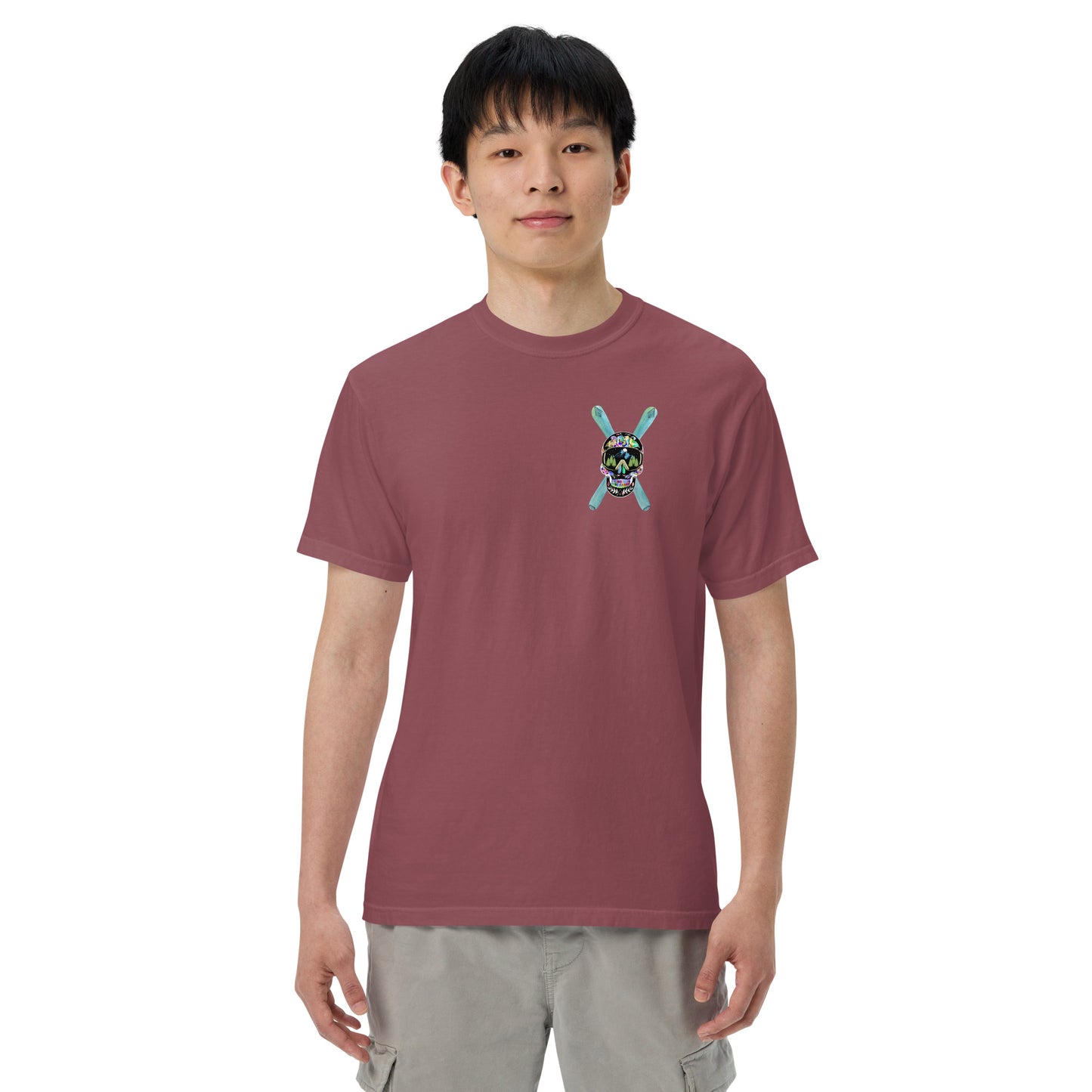 Power Life Men’s garment-dyed heavyweight t-shirt