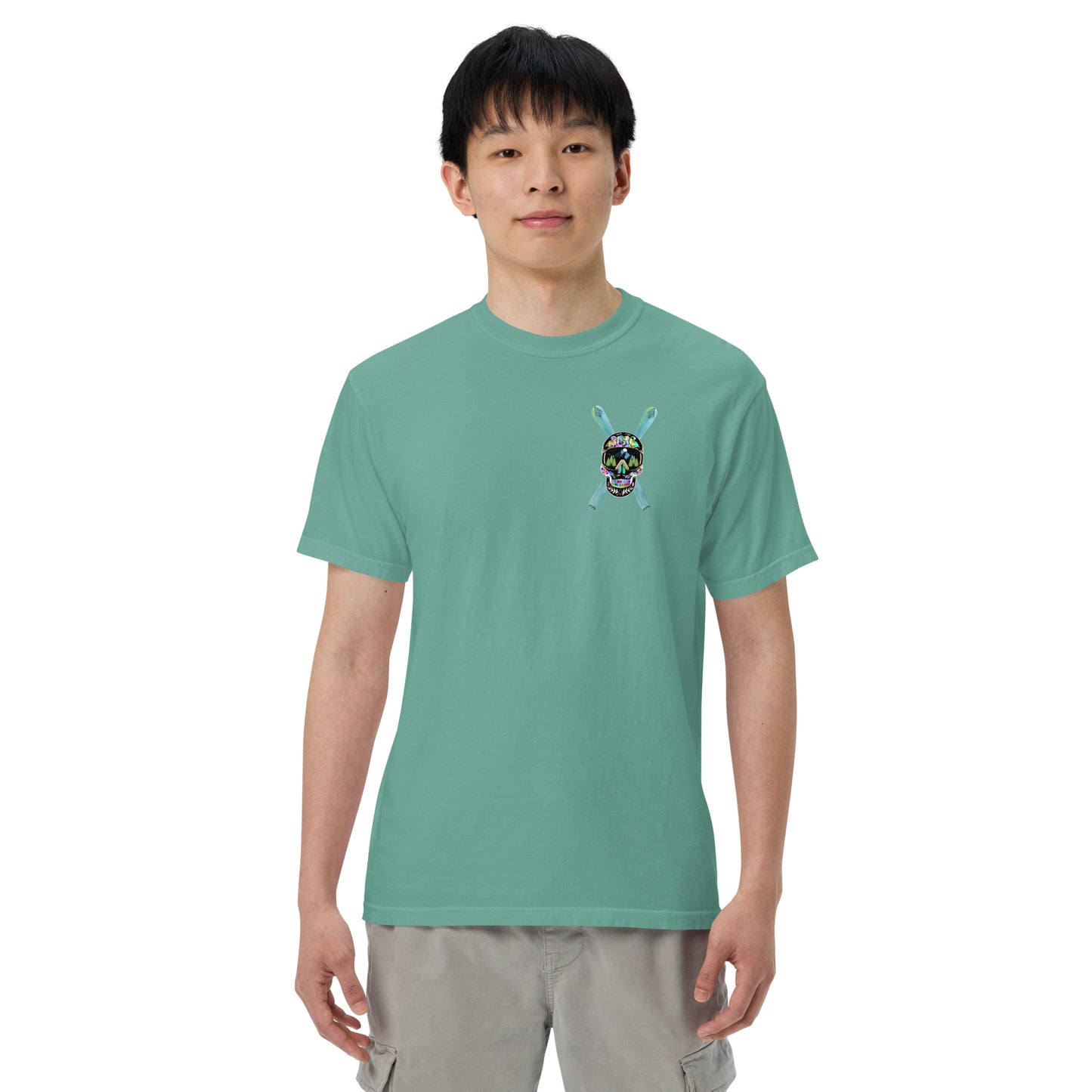 Power Life Men’s garment-dyed heavyweight t-shirt