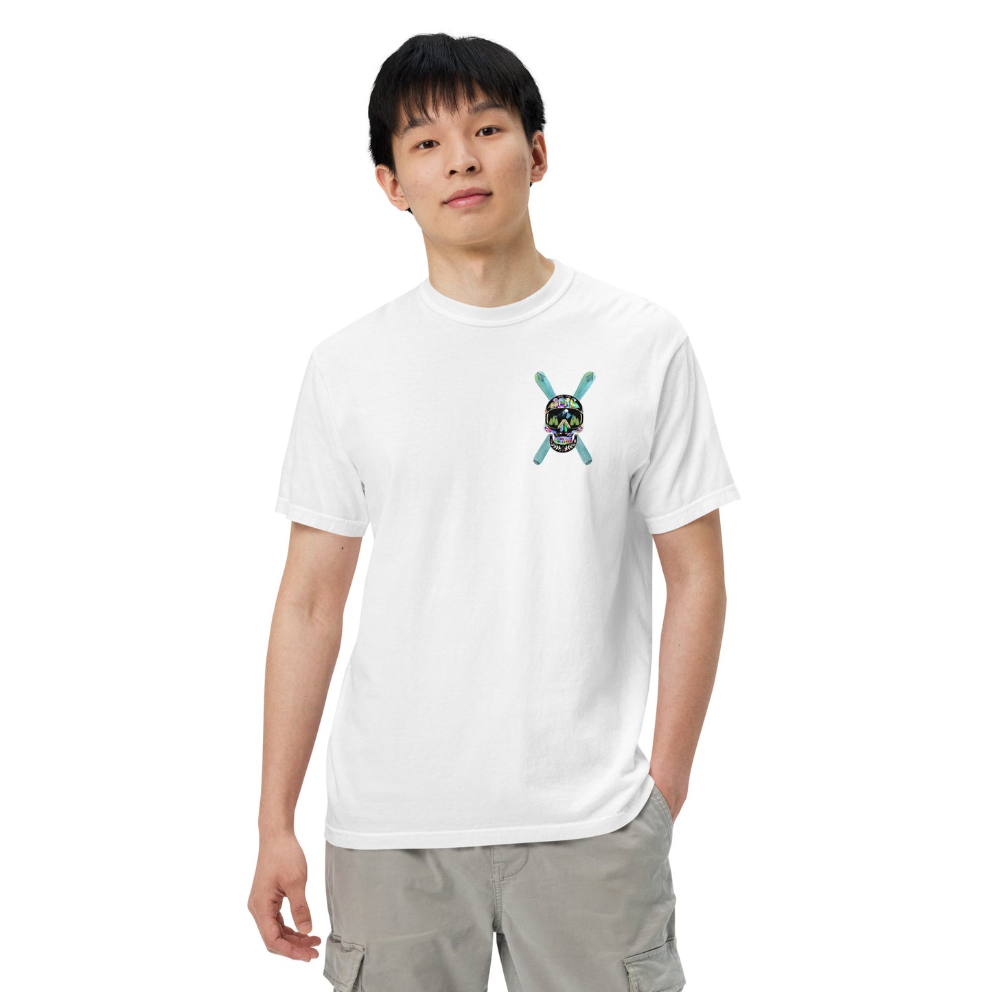 Power Life Men’s garment-dyed heavyweight t-shirt