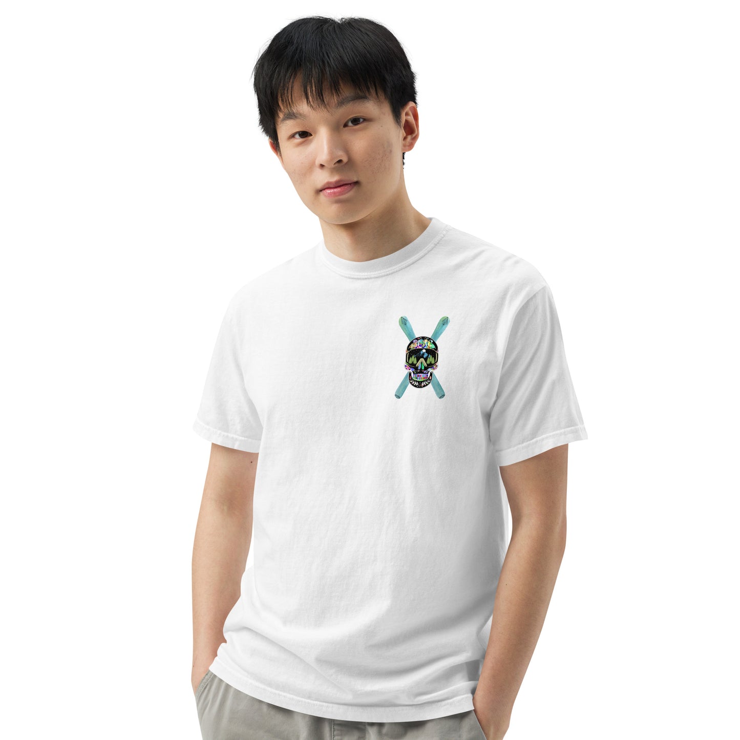 Power Life Men’s garment-dyed heavyweight t-shirt