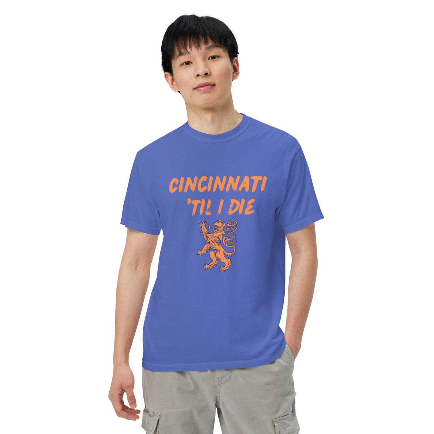 FC Cincinnati 'Til I Die Men’s garment-dyed heavyweight t-shirt