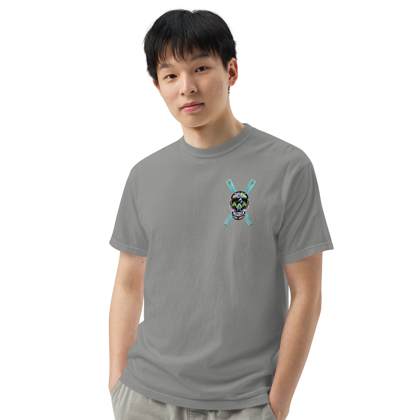 Power Life Men’s garment-dyed heavyweight t-shirt