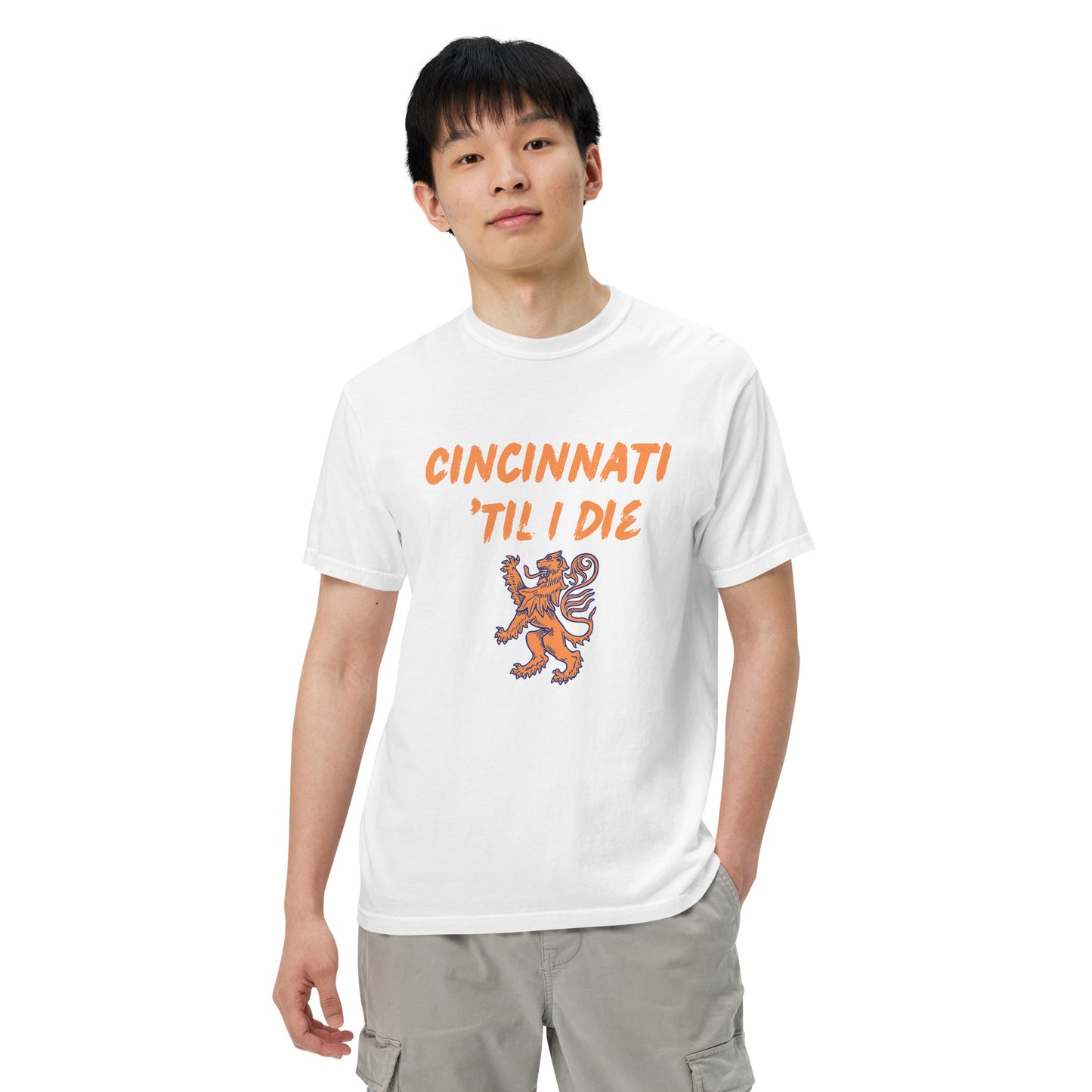FC Cincinnati 'Til I Die Men’s garment-dyed heavyweight t-shirt