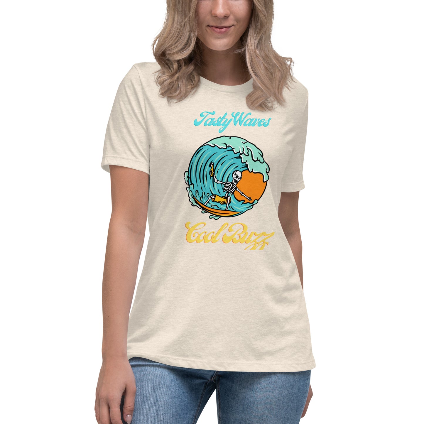Tasty Waves Cool Buzz Women's Relaxed T-Shirt