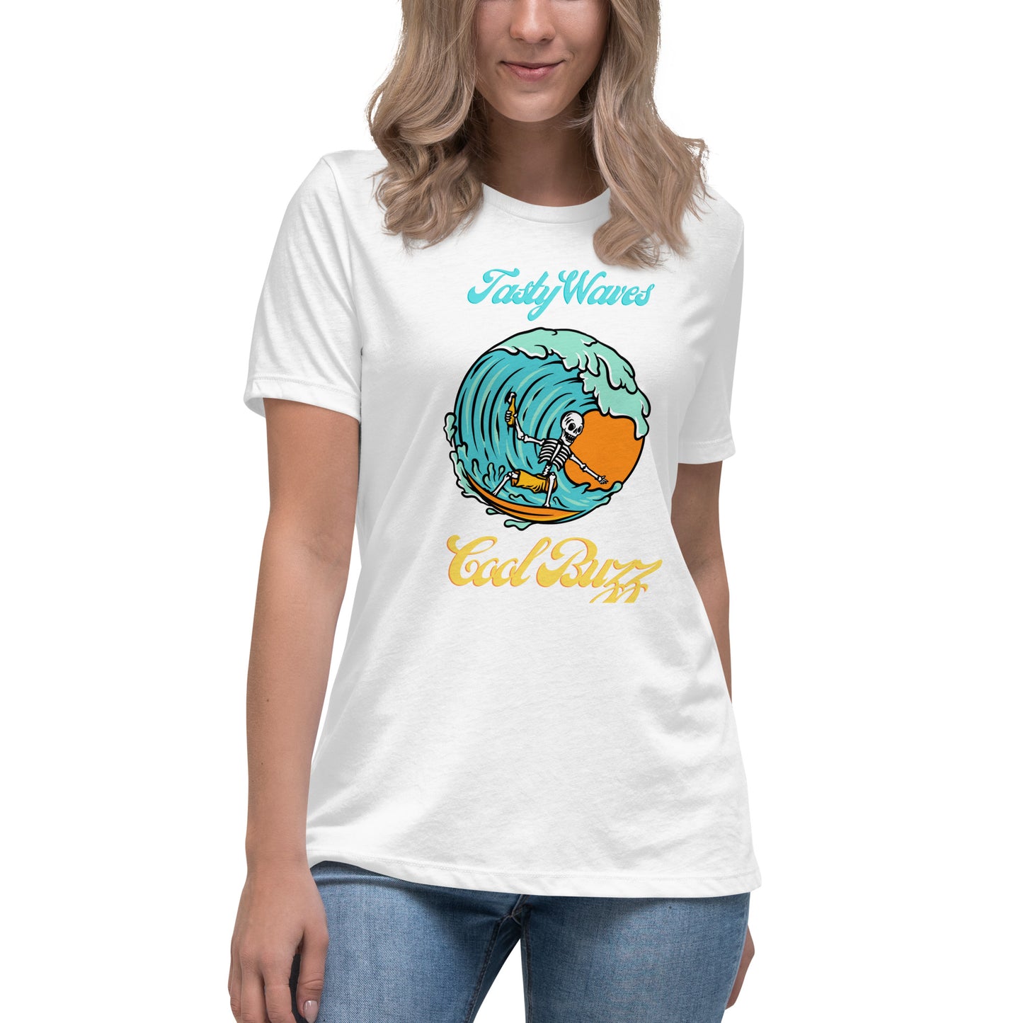 Tasty Waves Cool Buzz Women's Relaxed T-Shirt