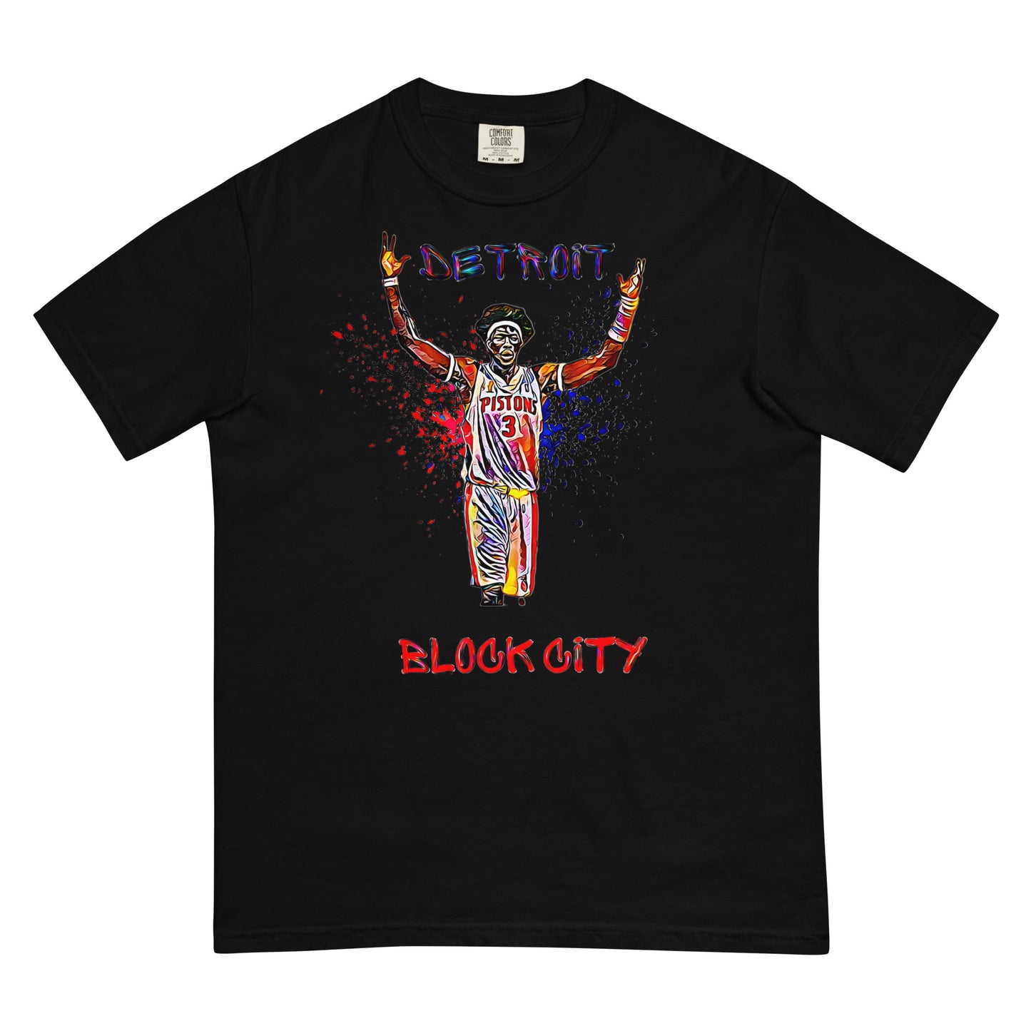 Ben Wallace Block City Men’s garment-dyed heavyweight t-shirt