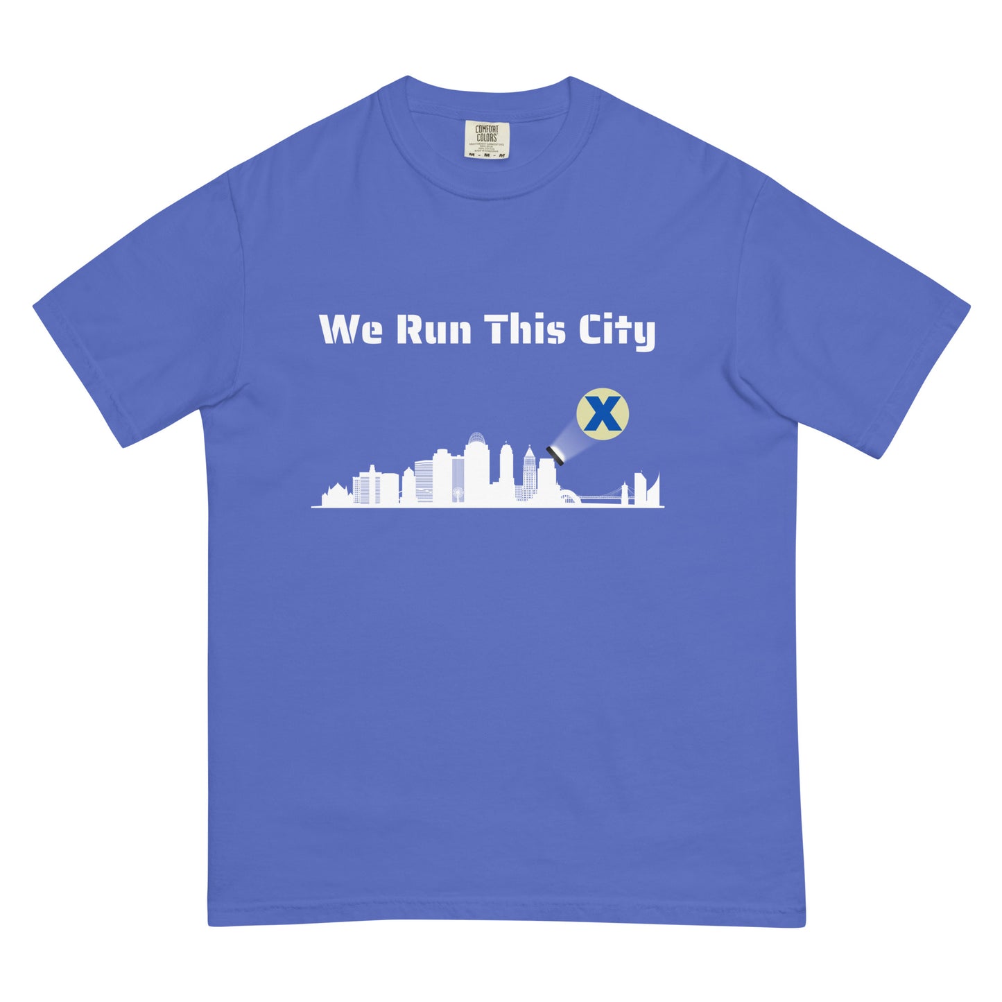 We Run This City Men’s garment-dyed heavyweight t-shirt