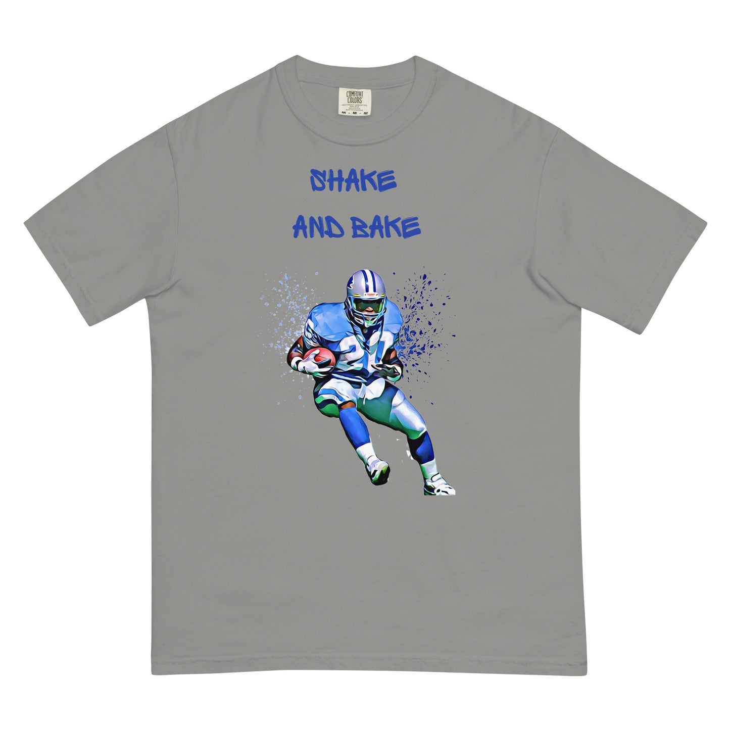 Barry Sanders Shake and Bake Men’s garment-dyed heavyweight t-shirt