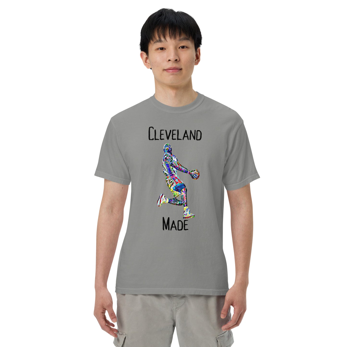 Lebron James Cleveland Made Men’s garment-dyed heavyweight t-shirt