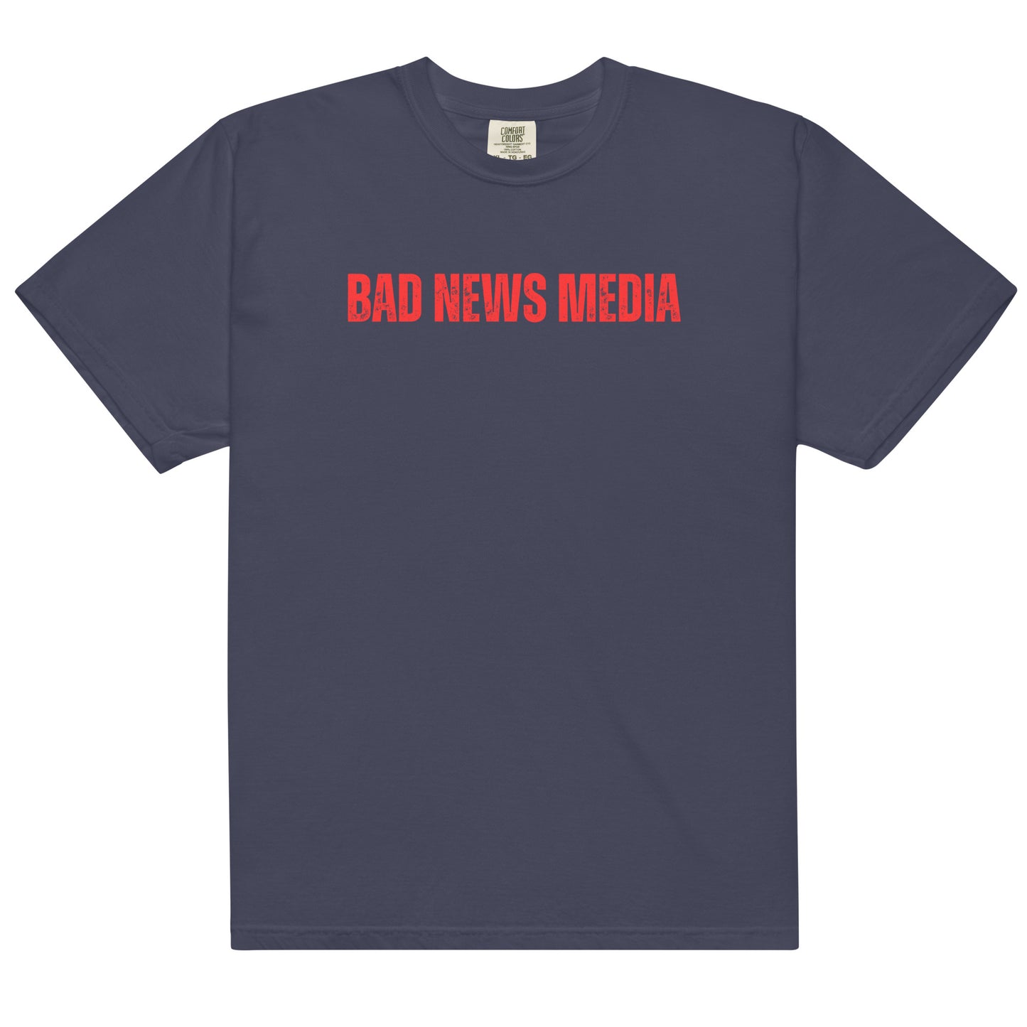 Bad News Media garment-dyed heavyweight t-shirt
