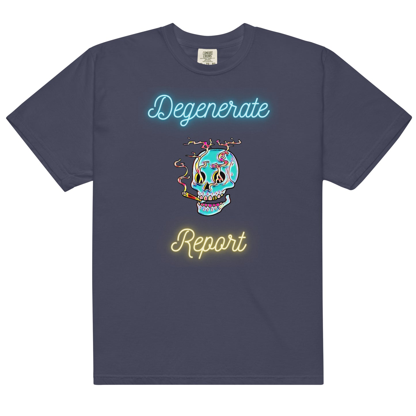 Degenerate Reports Men’s garment-dyed heavyweight t-shirt