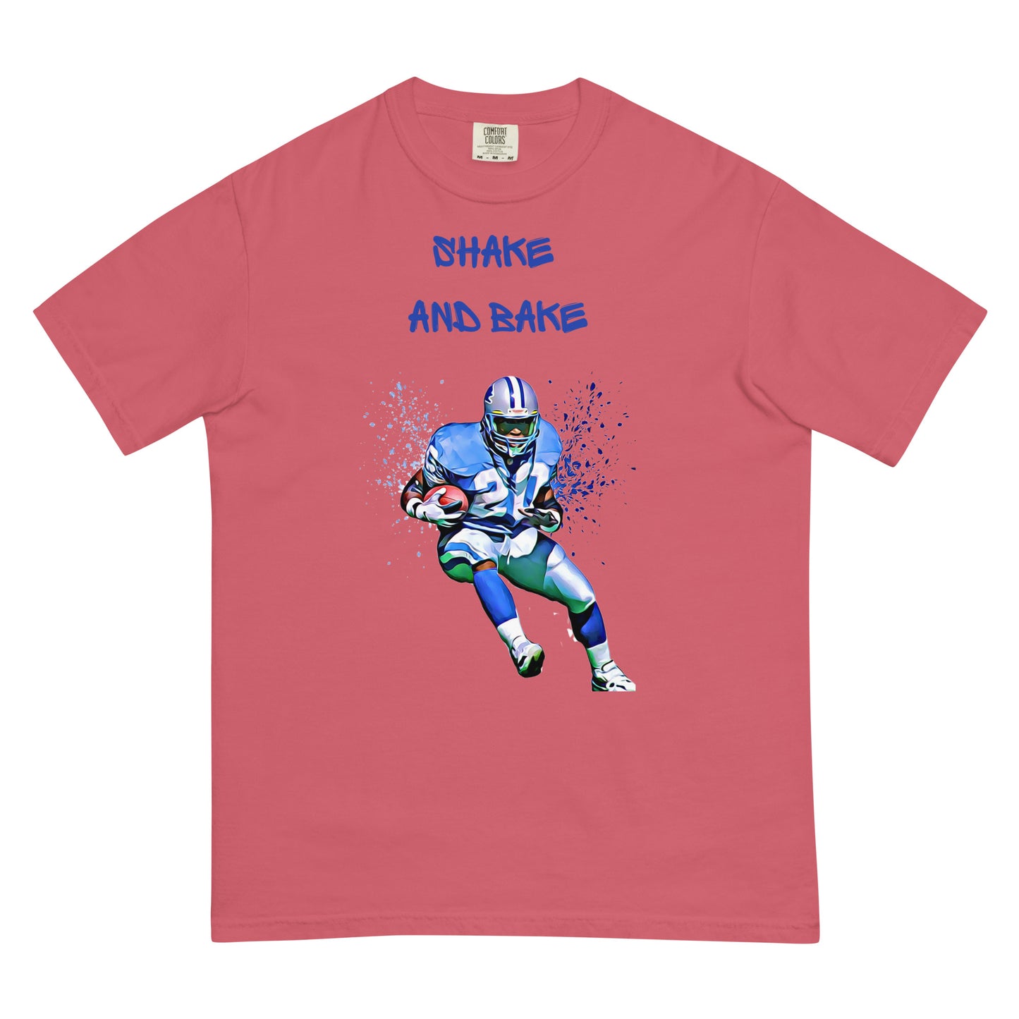 Barry Sanders Shake and Bake Men’s garment-dyed heavyweight t-shirt