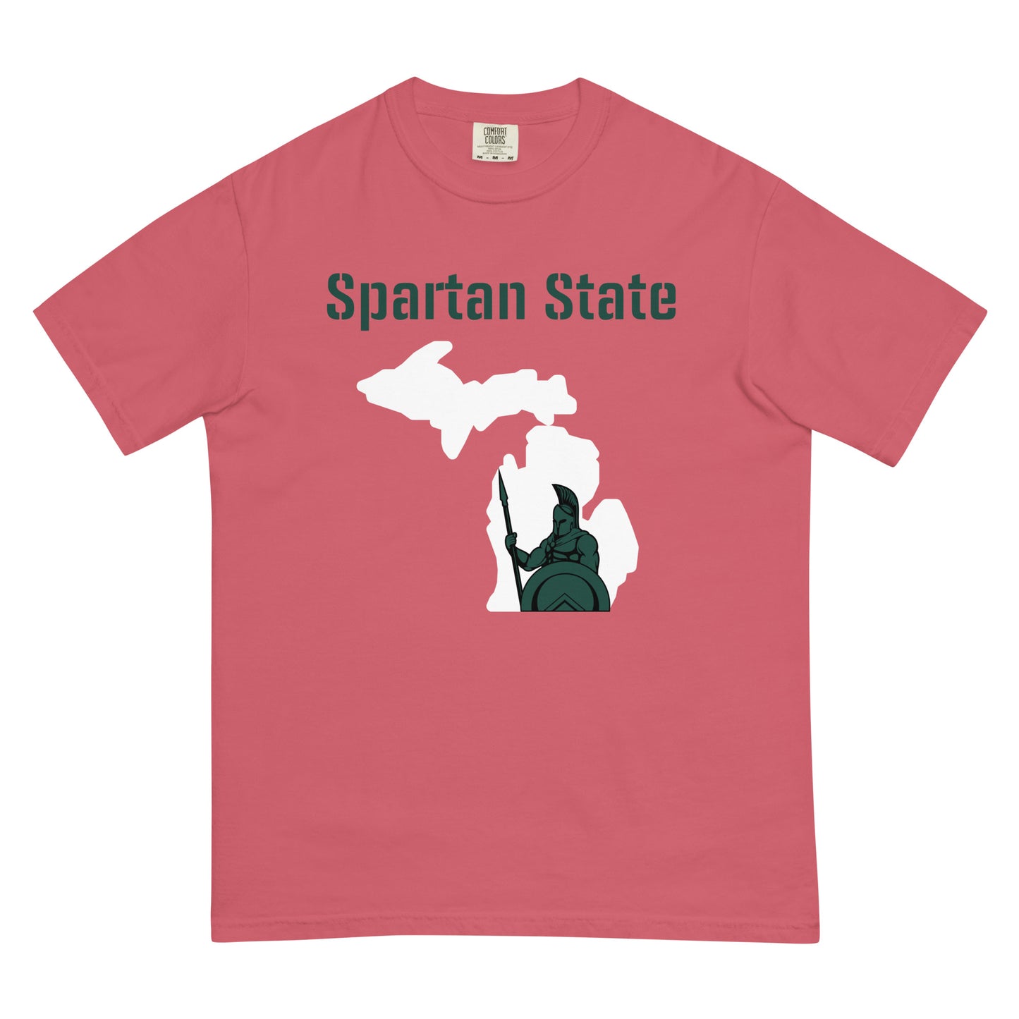 Spartan State Men’s garment-dyed heavyweight t-shirt