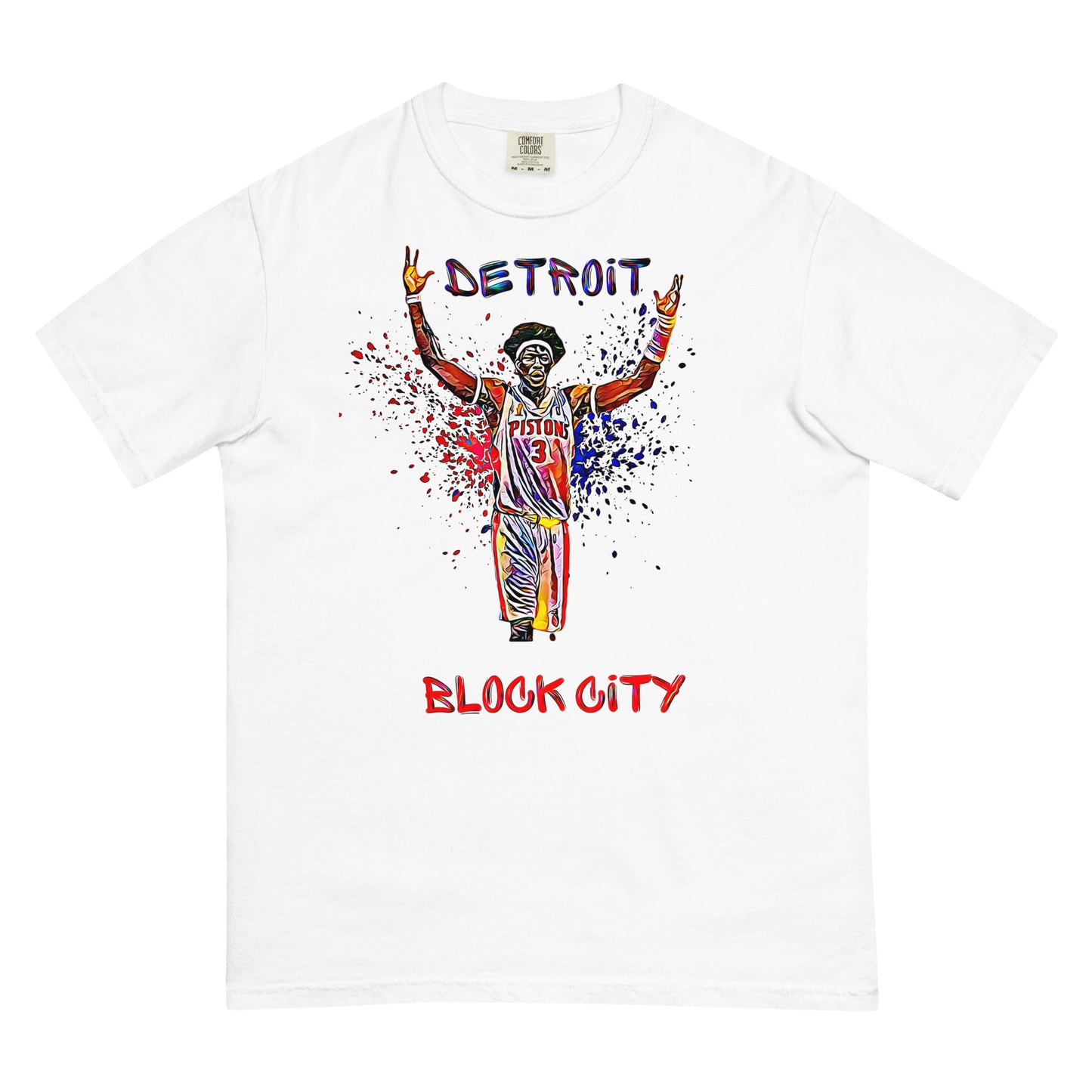 Ben Wallace Block City Men’s garment-dyed heavyweight t-shirt