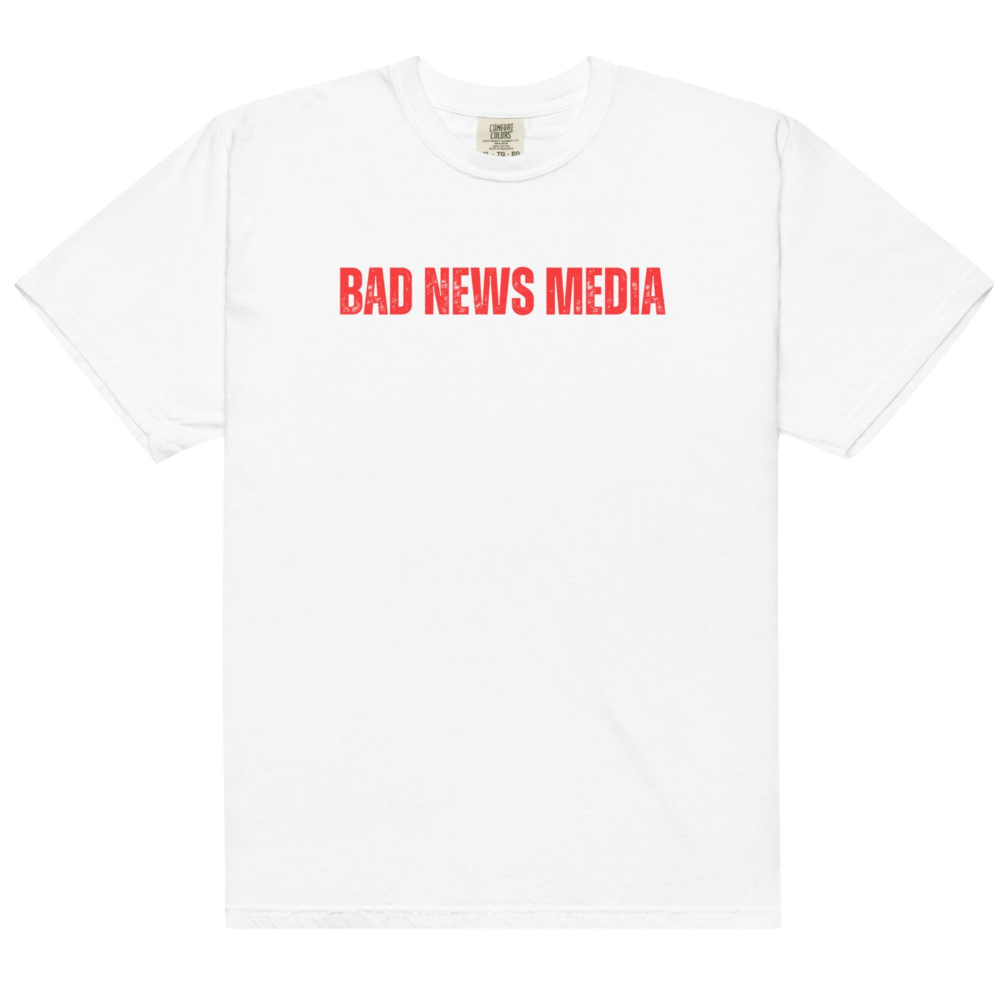 Bad News Media garment-dyed heavyweight t-shirt