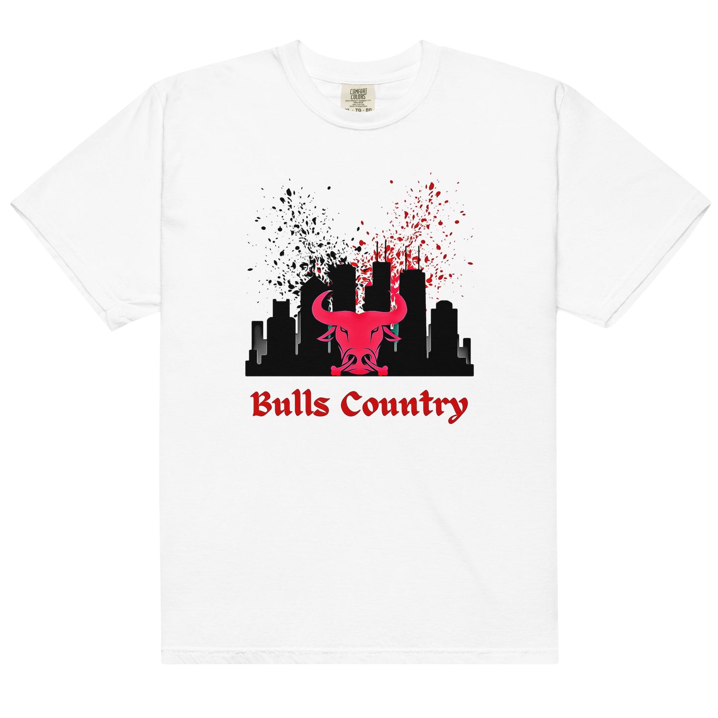 Chicago Bulls Men’s Heavyweight T-shirt