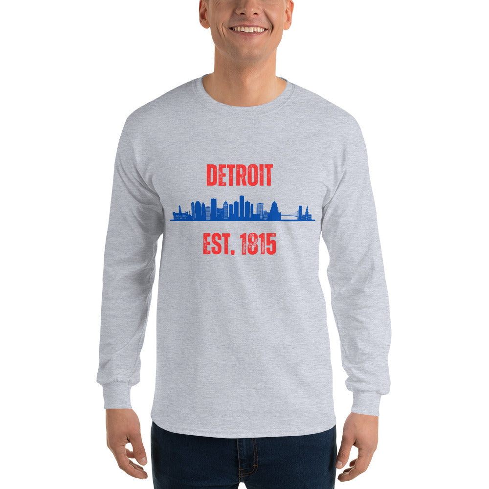 Detroit Men’s Long Sleeve Shirt