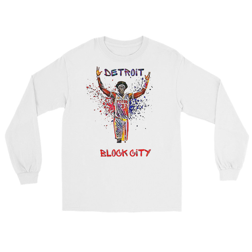 Ben Wallace Block City Men’s Long Sleeve Shirt
