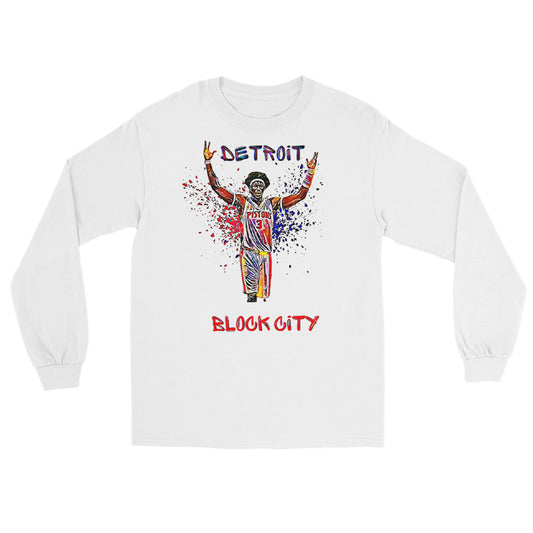 Ben Wallace Block City Men’s Long Sleeve Shirt