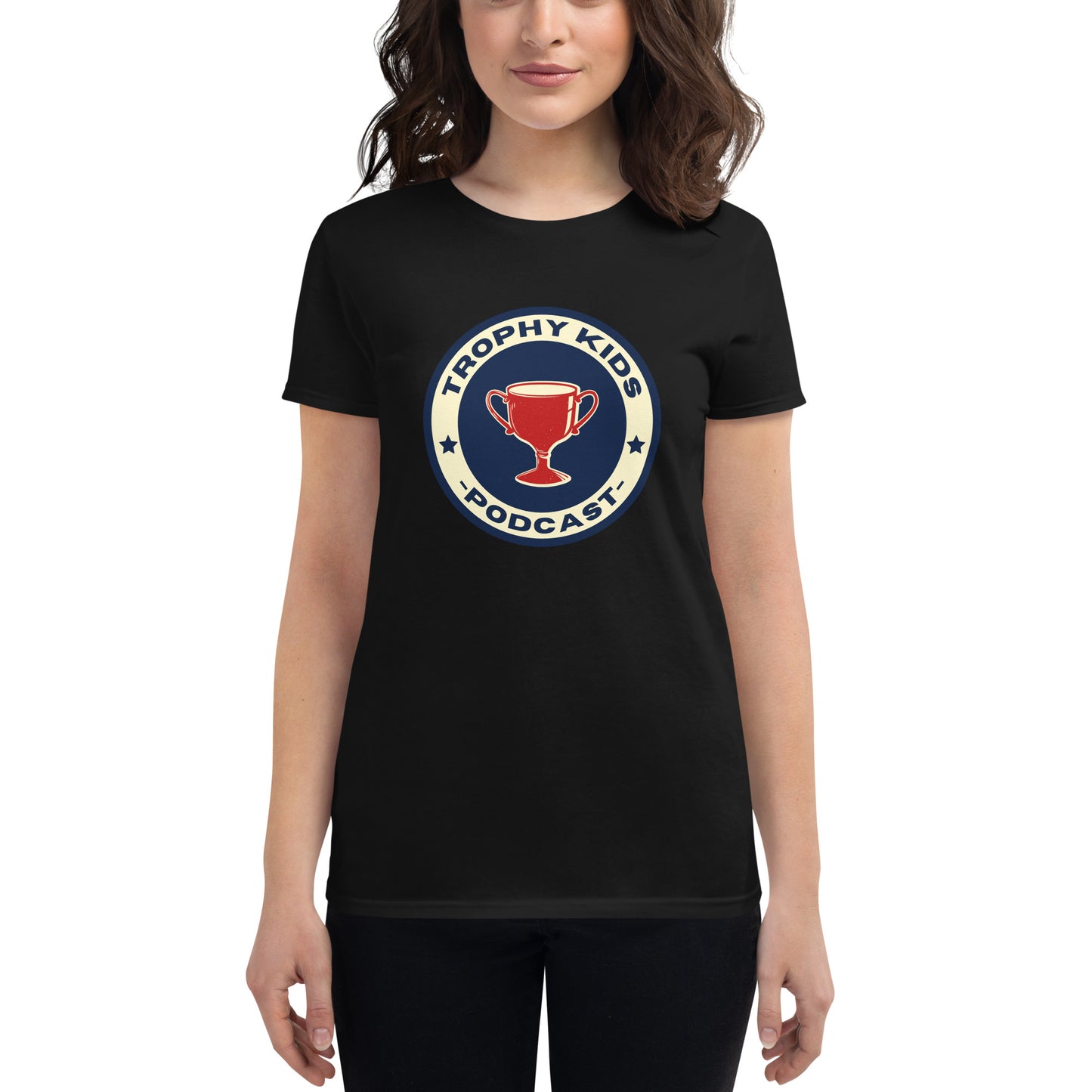 Trophy Kids Podcast Women's short sleeve t-shirt